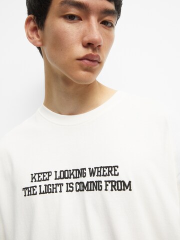 Pull&Bear T-Shirt in Weiß