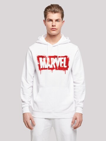F4NT4STIC Sweatshirt 'Marvel' in Wit: voorkant