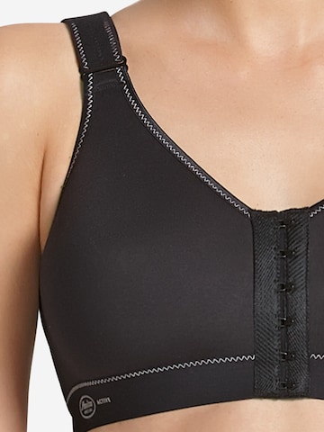 ANITA Minimiser Bra 'frontline open Sport' in Black