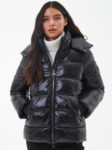 Barbour International Zimska jakna 'Chicago' | črna barva: sprednja stran