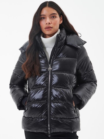 Barbour International Winterjas 'Chicago' in Zwart: voorkant