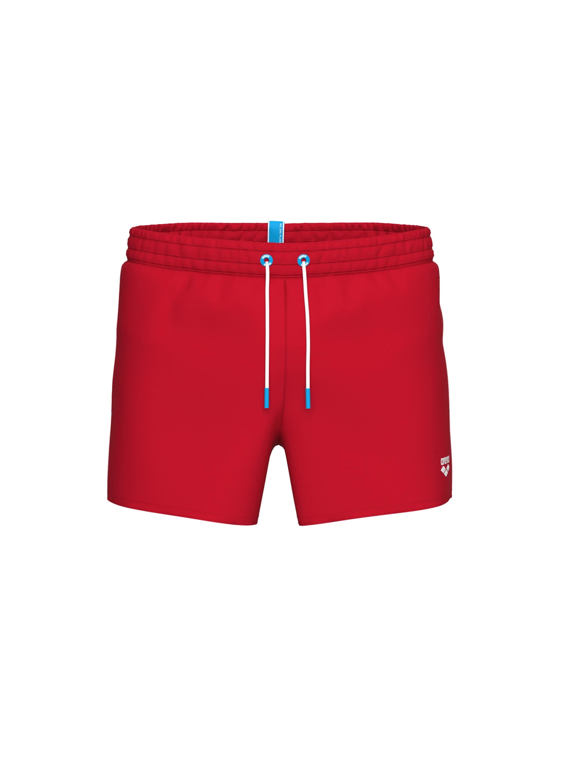ARENA - Bermudas 'Tapes Beach X-Shorts' en rojo: frente