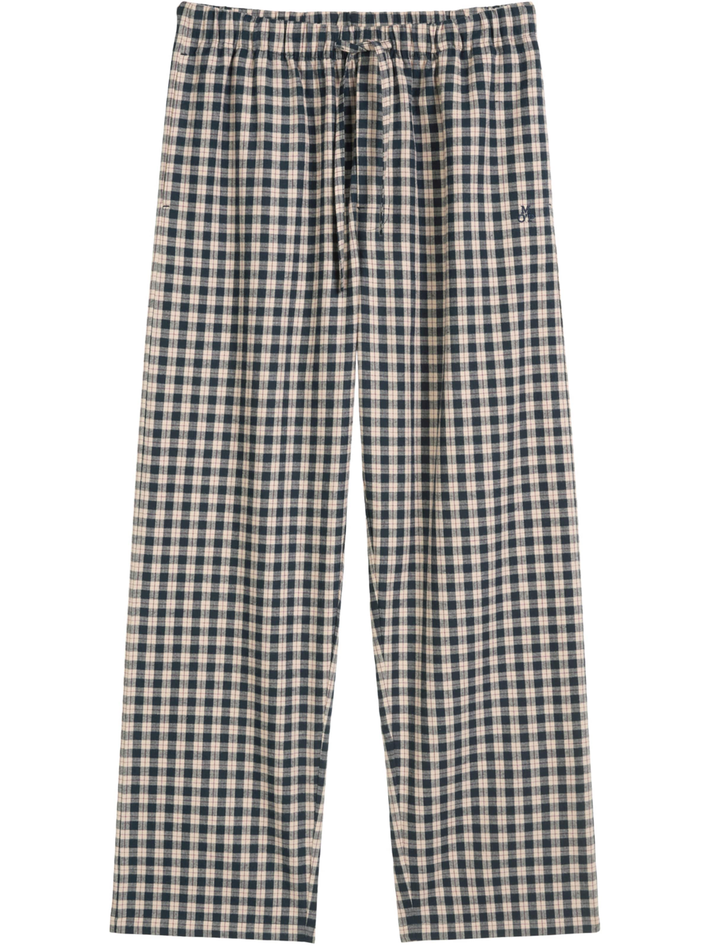 Marc O'Polo - Pantalón de pijama ' Cozy Flannel ' en azul: frente
