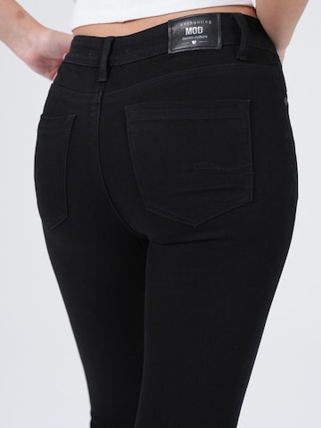 M.O.D MIRACLE OF DENIM Slimfit Jeans in Zwart