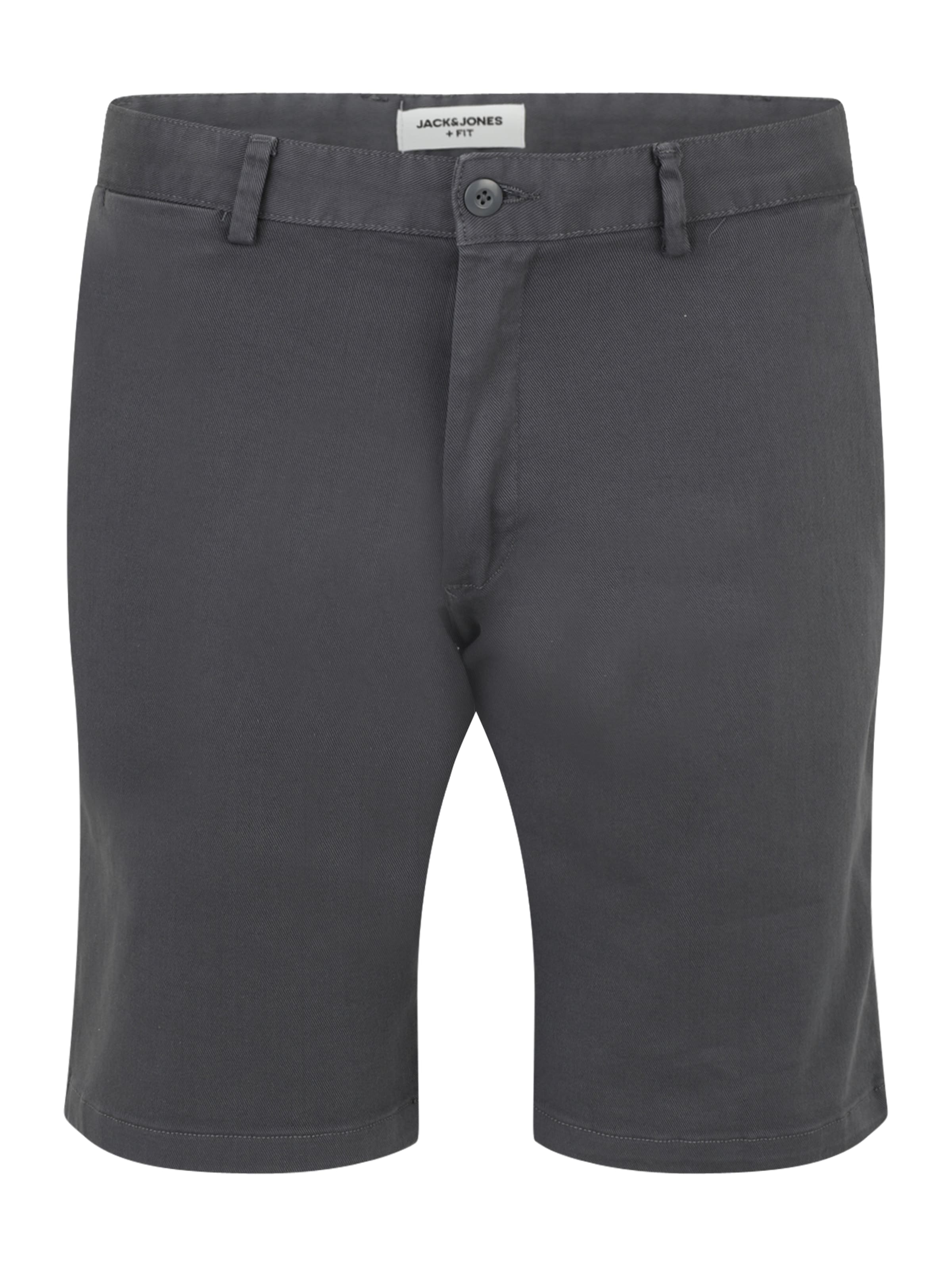 Jack & Jones Plus Loosefit Παντελόνι τσίνο 'JPSTCHRIS' σε γκρι: μπροστά