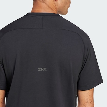 ADIDAS SPORTSWEAR Λειτουργικό μπλουζάκι 'Z.N.E.' σε μαύρο