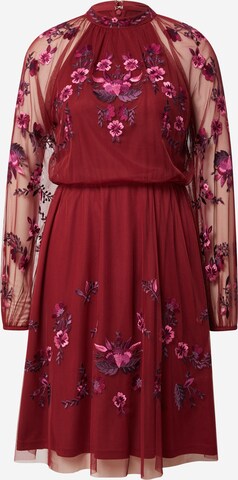 Frock and Frill Dress in Red: front