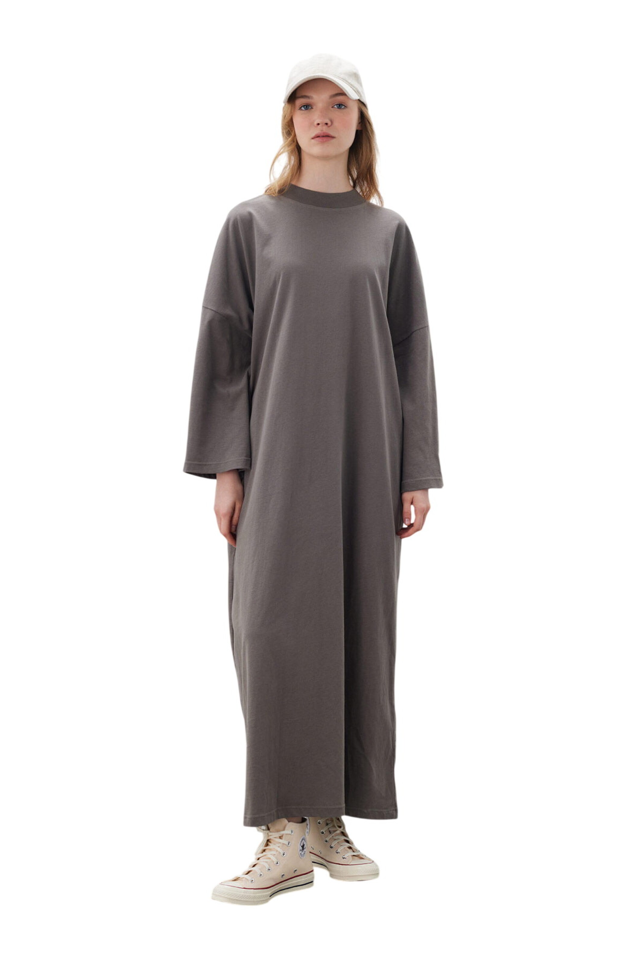 Robe MANUKA en gris : devant