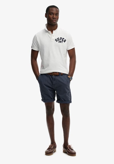 Superdry & Co Pantalon cargo en 30 en bleu, Vue avec produit