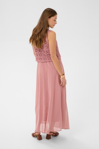 Robe 'Floria' Cream en rose