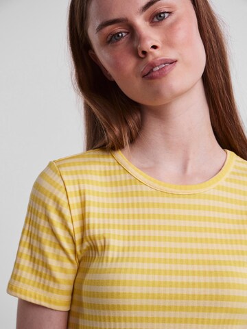 PIECES Shirt 'Laya' in Yellow
