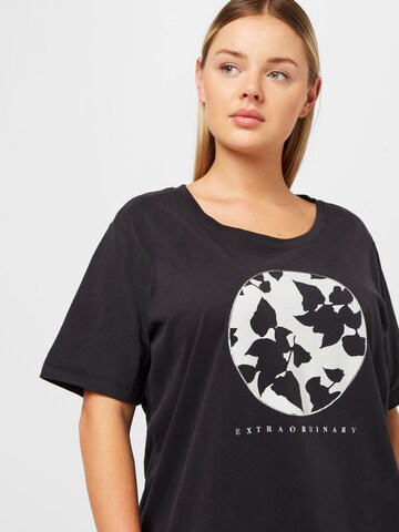 ONLY Carmakoma - Camiseta 'AGATI' en negro