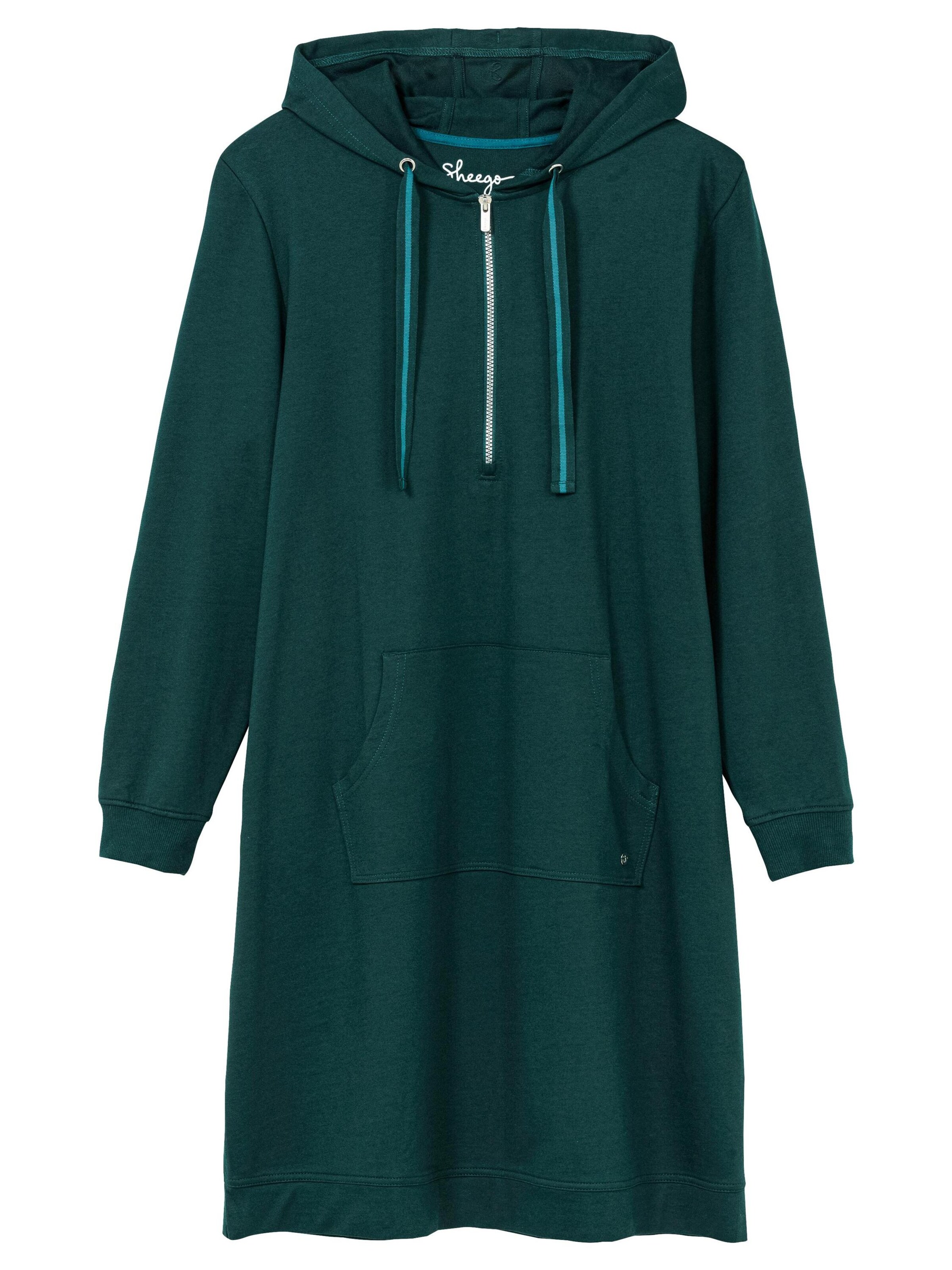 Rochie SHEEGO pe verde închis, Vizualizare produs