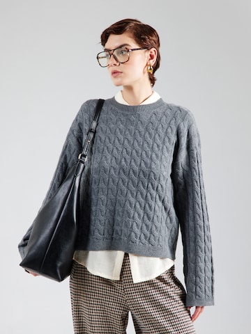 VERO MODA Pullover 'AWLORELLA' i grå: forside