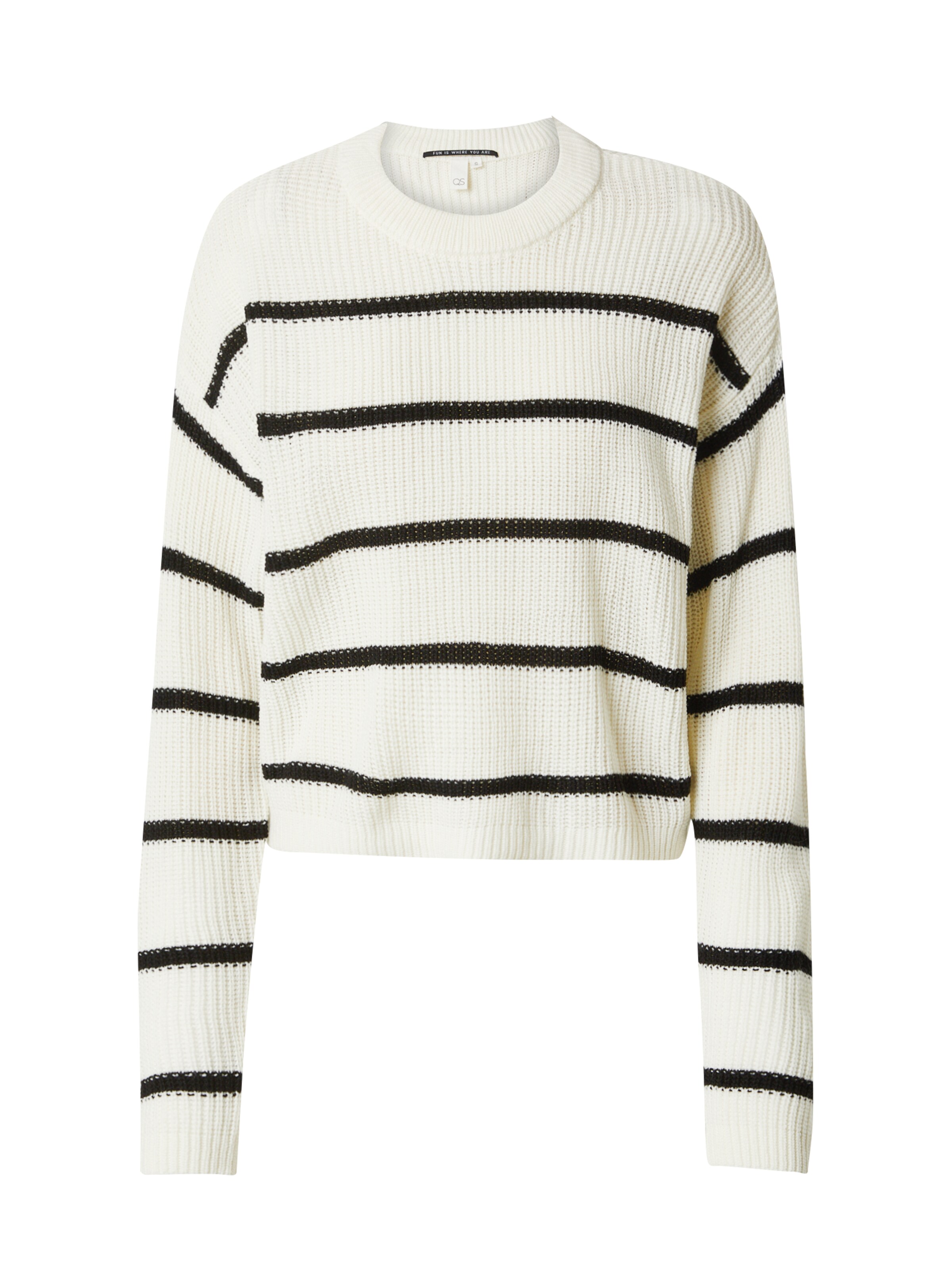 QS Sweter w kolorze beżowy: przód