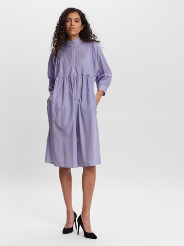 VERO MODA Shirt dress 'Flowerly' in Blue
