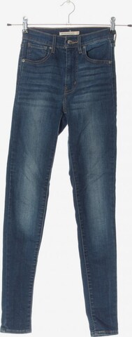 LEVI'S Skinny Jeans 'Mile High Super Skinny' 24-25 x 30 in Blau: predná strana