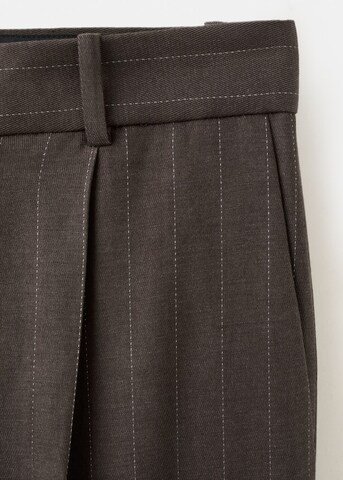 MANGO Baggy Pleat-Front Pants 'Vbbali' in Brown