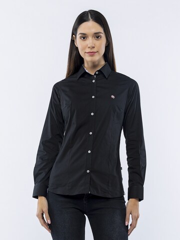 Felix Hardy Blouse 'Willow' in Zwart: voorkant