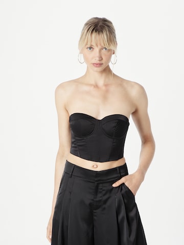 Misspap Top in Schwarz: predná strana