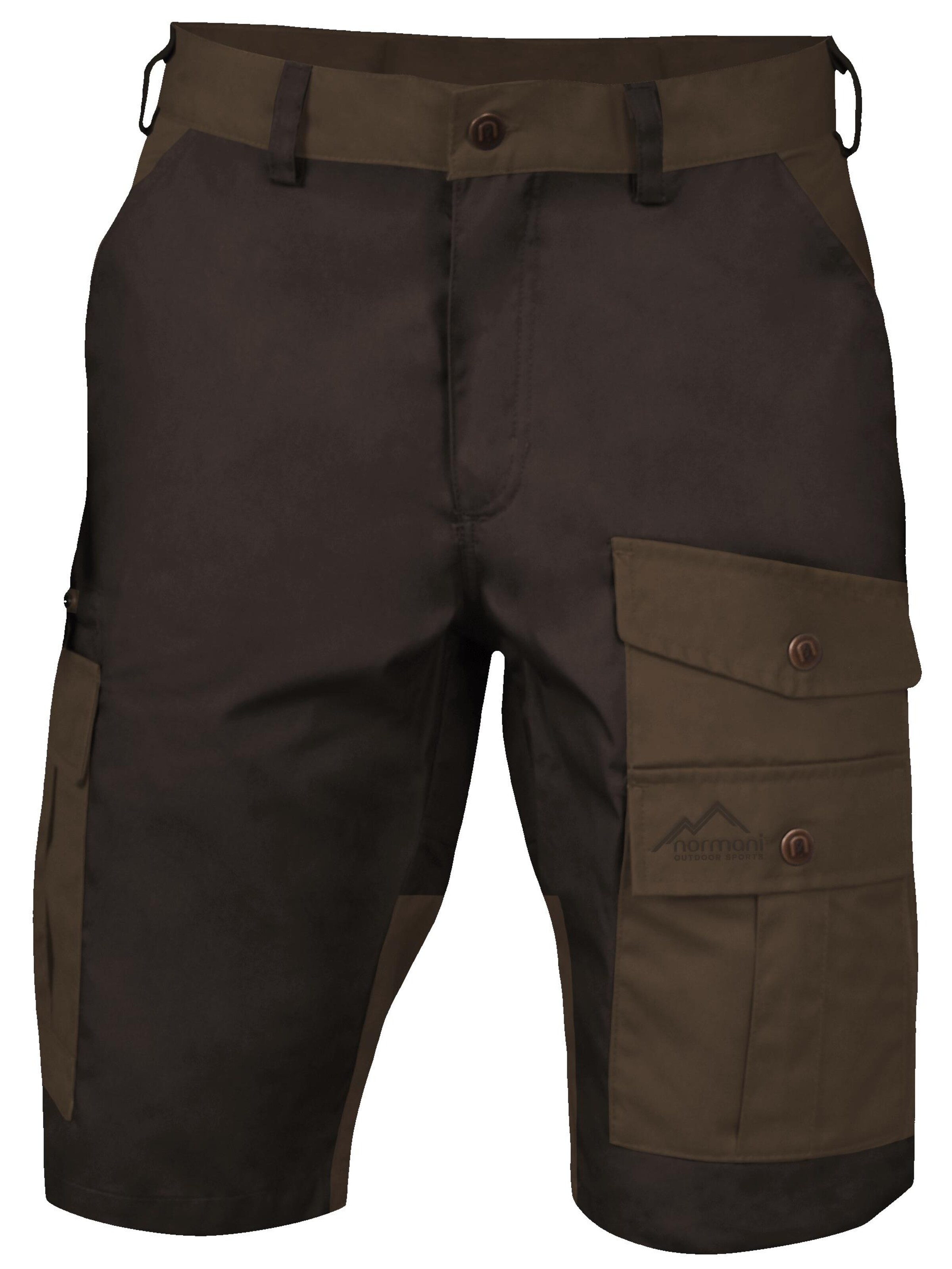 Regular Pantalon outdoor 'Ahvaz' normani en marron : devant