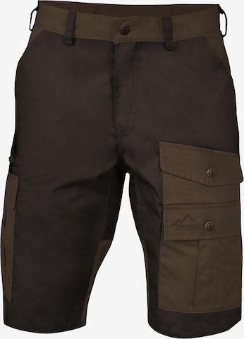 normani Regular Outdoor Pants 'Ahvaz' in Brown: front