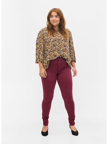 Zizzi Skinny Jeans 'Amy' in Red