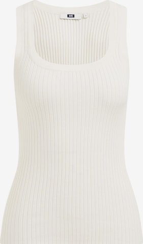 WE Fashion - Top en blanco: frente