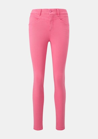 comma casual identity Skinny Bukser i pink: forside