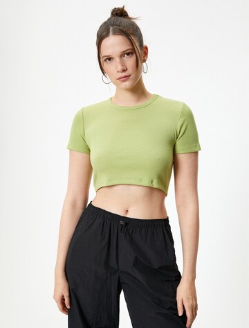 Koton Shirt in Groen: voorkant