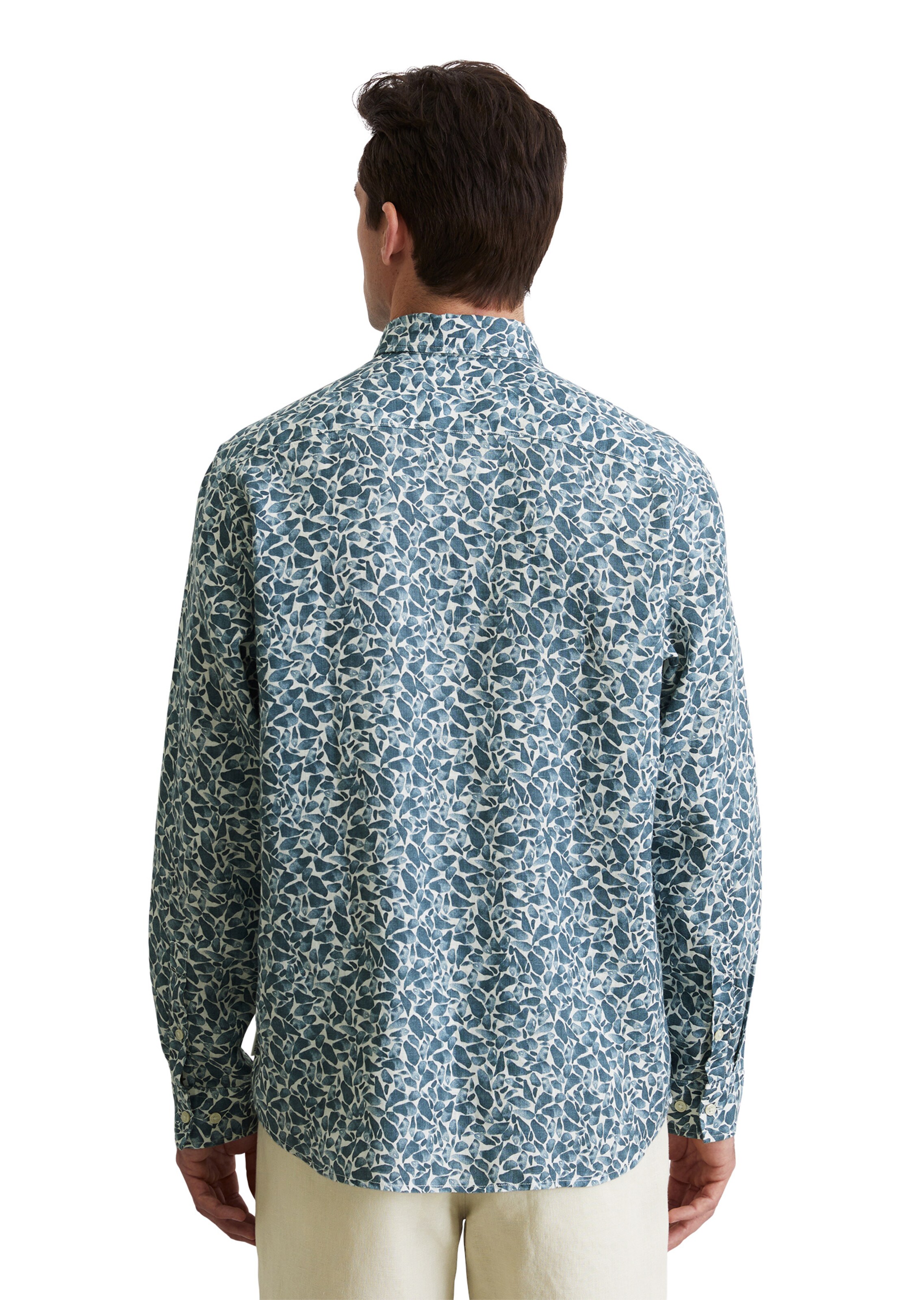 Coupe regular Chemise Marc O'Polo en bleu