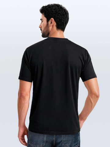 Neverless Shirt 'Walross' in Black