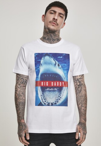 T-Shirt 'Daddy' Mister Tee en blanc : devant