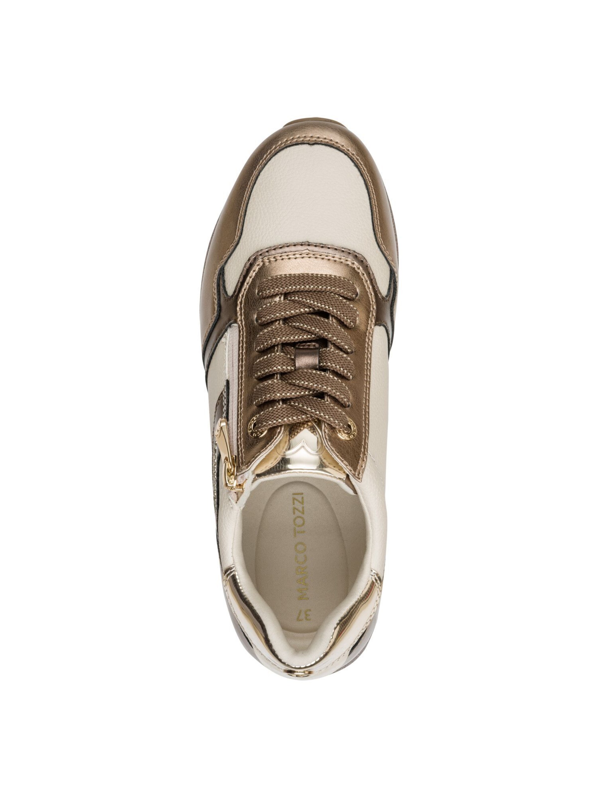MARCO TOZZI Sneakers laag in Beige