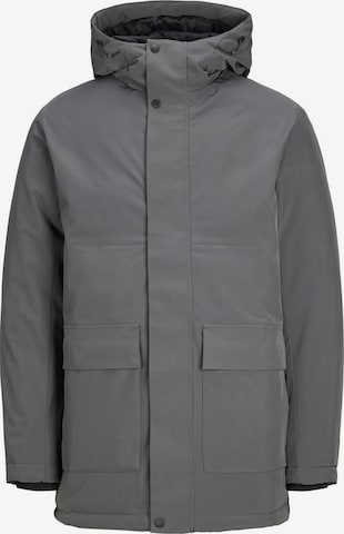 Veste fonctionnelle 'Tate' JACK & JONES en gris : devant