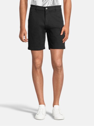 AÉROPOSTALE Regular Shorts in Schwarz: predná strana