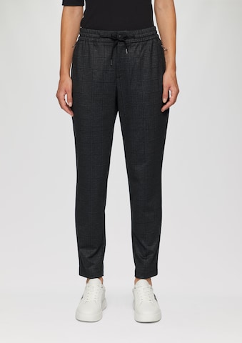 Effilé Pantalon s.Oliver en noir : devant