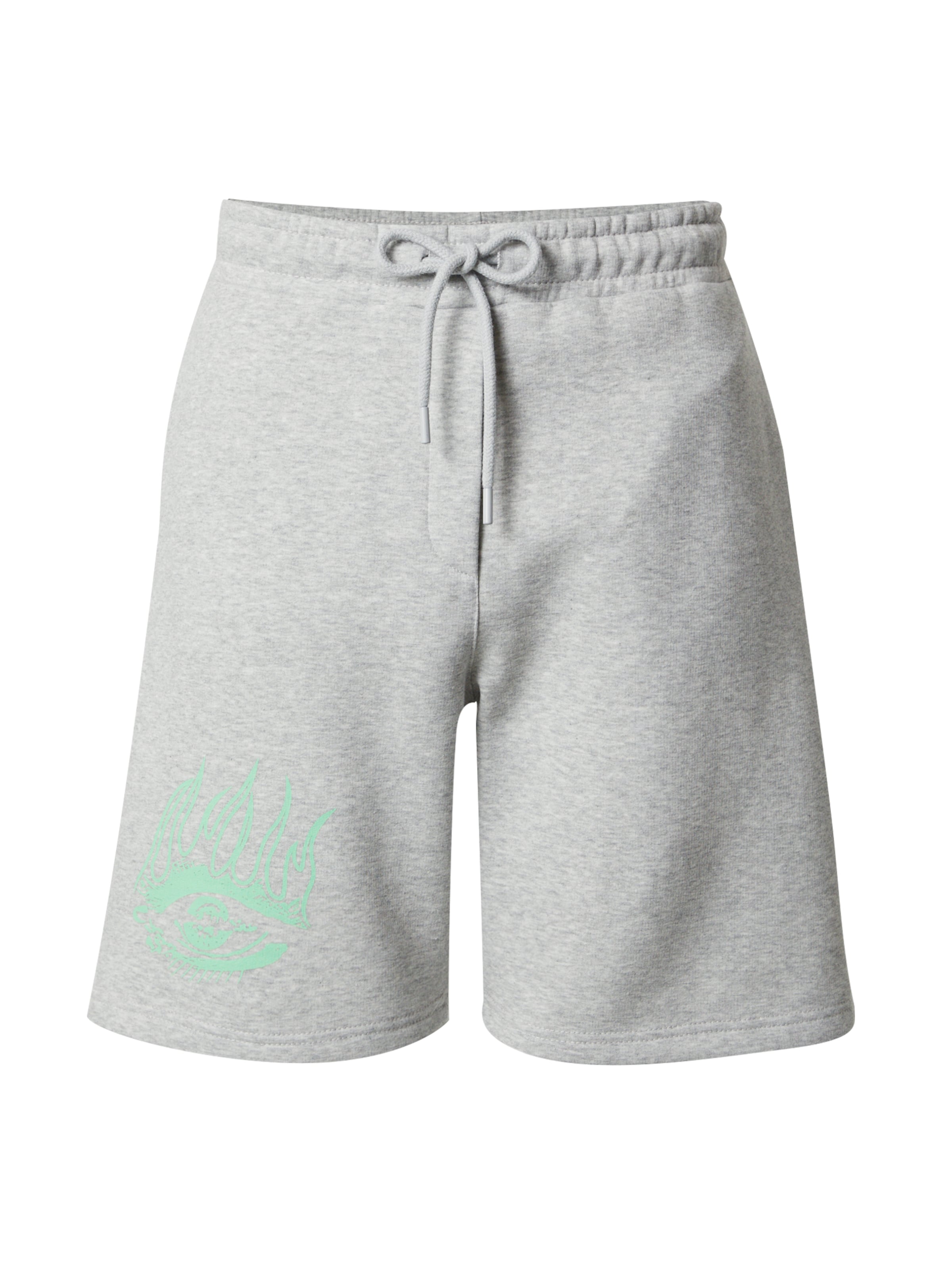 VIERVIER Püksid 'Kira', värv hall: eest vaates