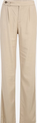 Only Tall Regular Pleat-Front Pants 'CARO' in Beige: front