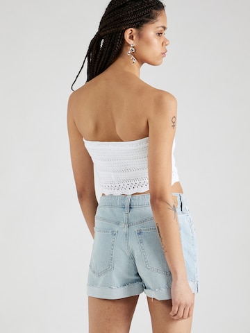 HOLLISTER - Top de malha em branco