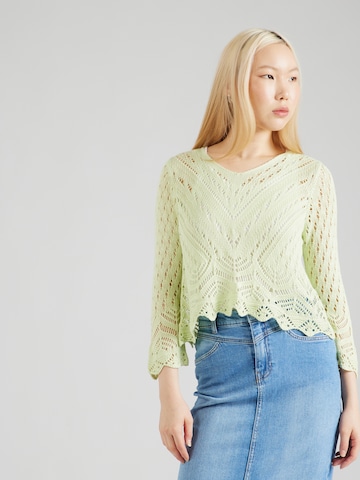 JDY Sweater 'New Sun' in Green: front