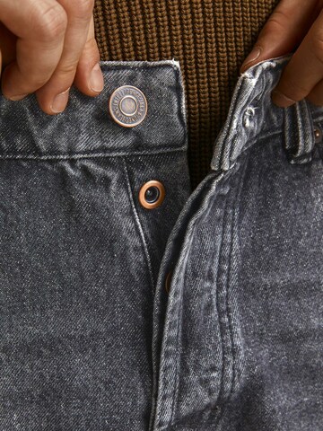 JACK & JONES - Tapered Calças de ganga 'Frank Leen' em cinzento