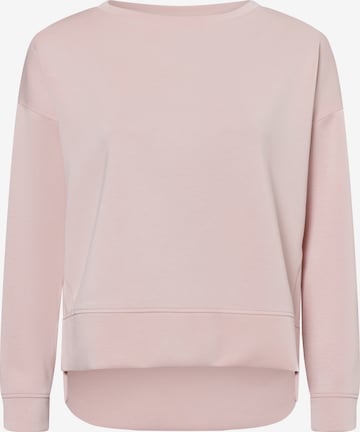 Sweat-shirt comma casual identity en rose : devant