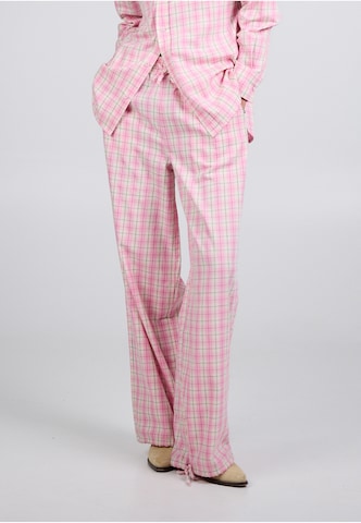 Regular Pantalon 'Elior' OH APRIL en rose : devant