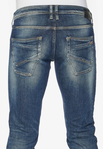 Le Temps Des Cerises Slimfit Jeanshose in Blau