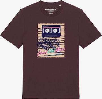 Watapparel Shirt ' Good Old Mess ' in Brown: front