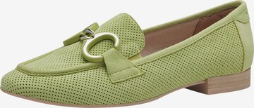 TAMARIS Classic Flats 'COMFORT' in Green: front