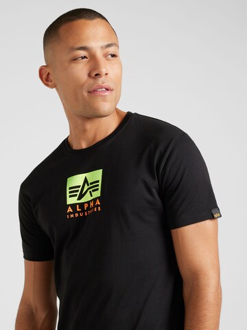 T-Shirt ALPHA INDUSTRIES en noir