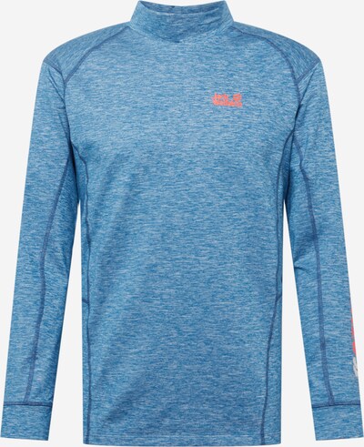 JACK WOLFSKIN Funktionsshirt in blau / orange, Produktansicht