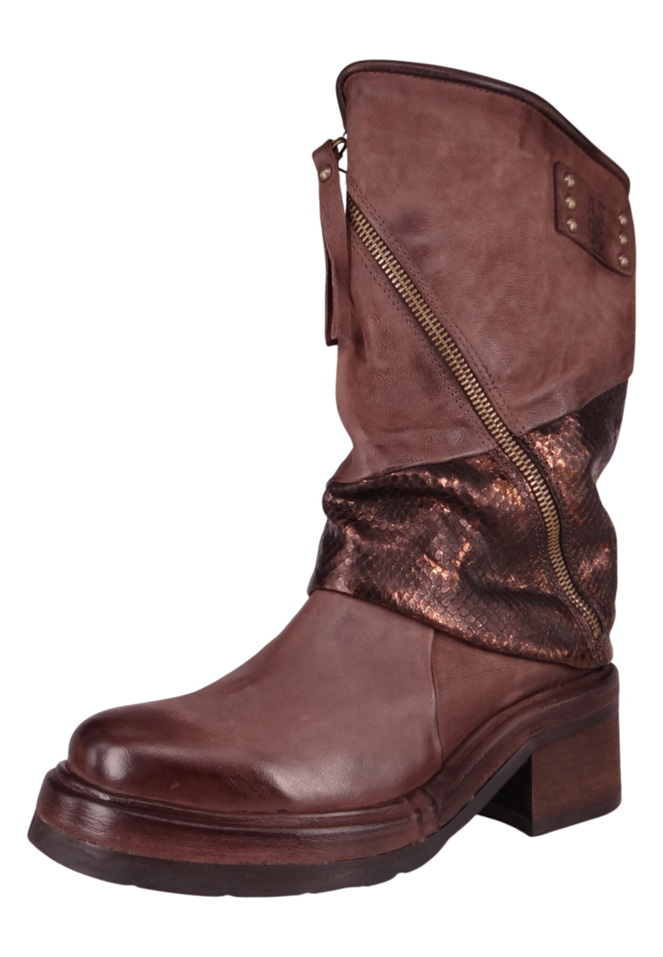 A.S.98 Boots 'Easy' in Bruin: voorkant